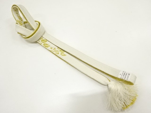 JAPANESE KIMONO / HANDTIED OBIJIME CORD